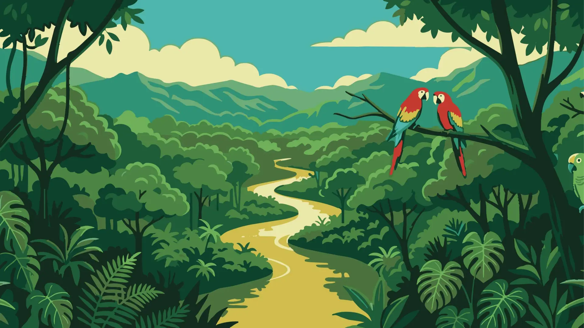 Jungle landscape